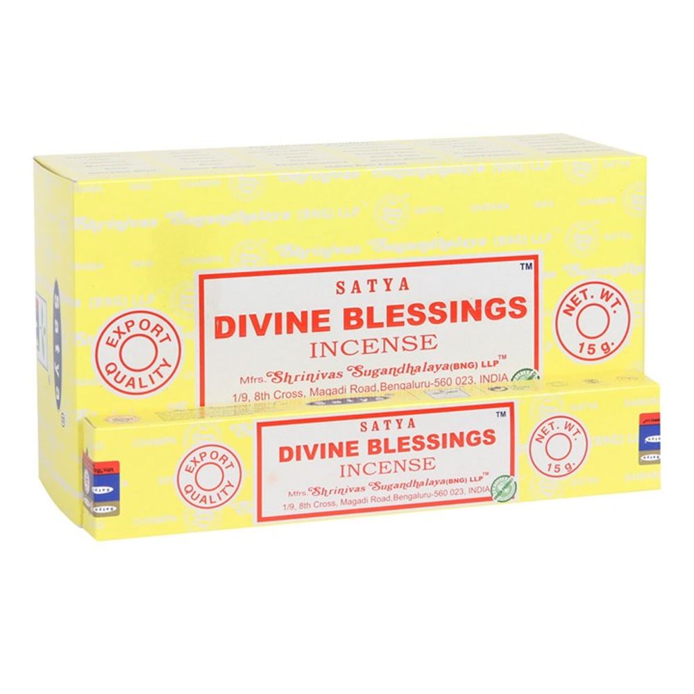 12 Packs Divine Blessings Incense Sticks by Satya